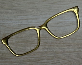 Gold Chrome Magnetic Eyeglass Topper