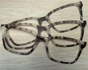 Ivory Tortoise Eyeglass Topper with Magnets