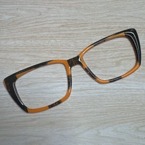 Distressed Halloween Plaid Magnetic Eyeglass Topper