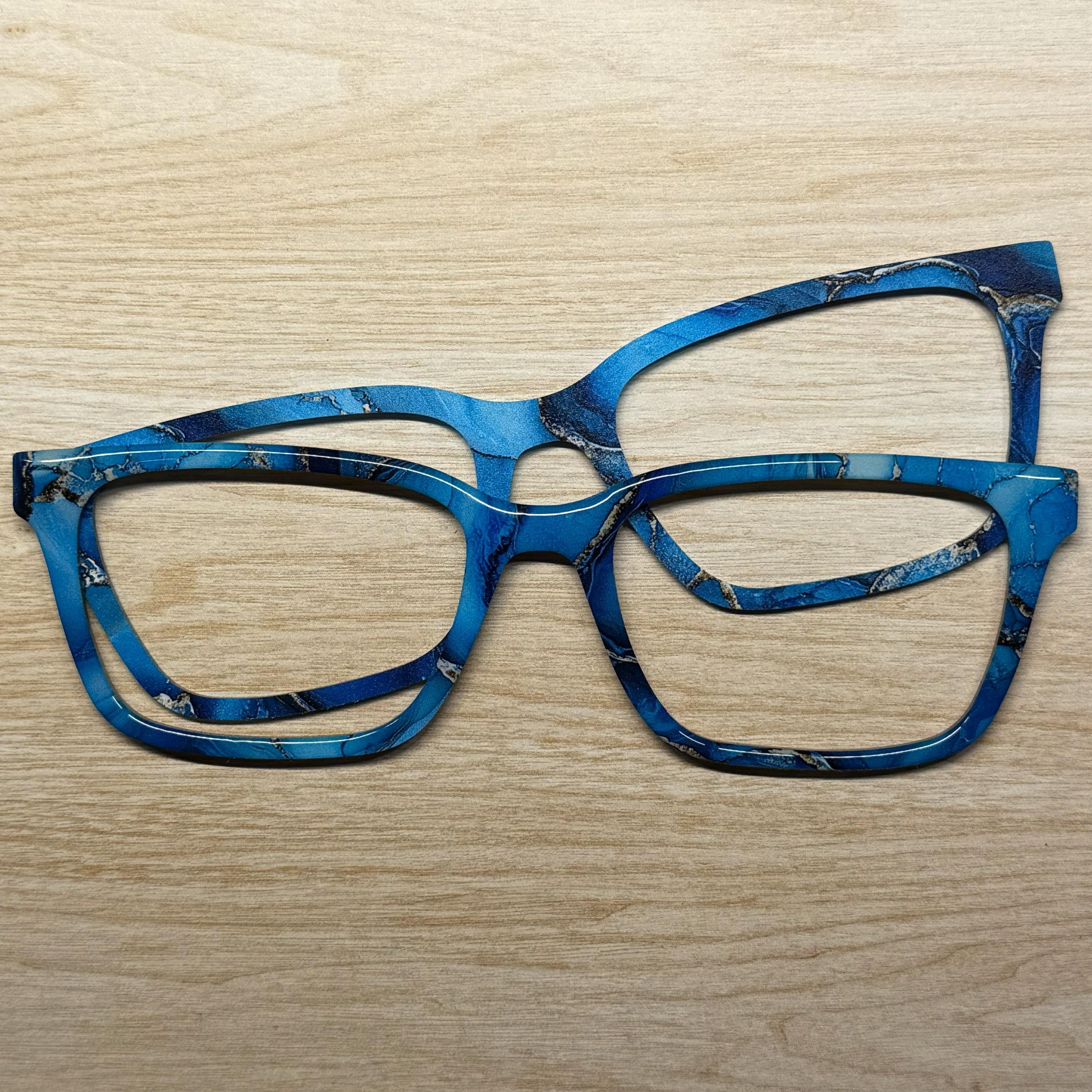 Blue Marble Sunglasses - Etsy display picture 1
