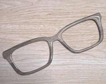Wood Texture Print Magnetic Eyeglass Topper