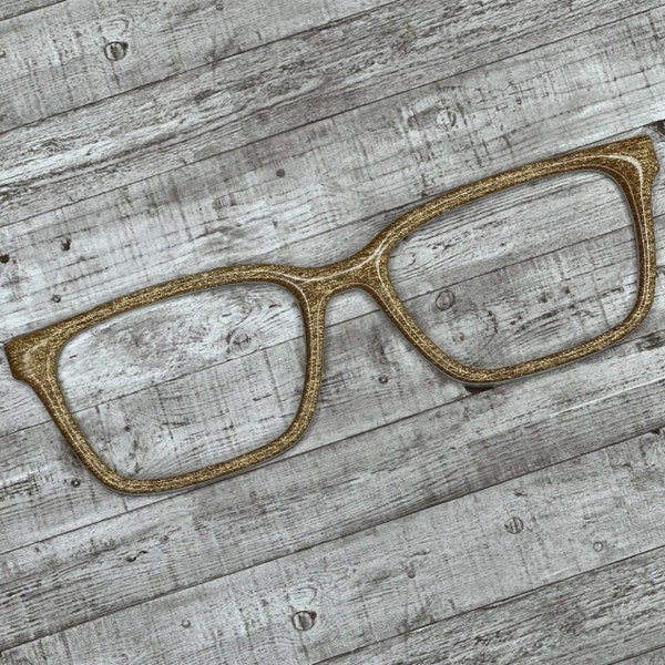 Gold Sparkle Magnetic Eyeglass Topper