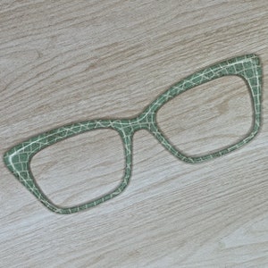 Distressed Mosaic Magnetic Eyeglass Topper