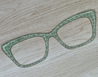 Distressed Mosaic Magnetic Eyeglass Topper