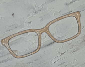 Peach & White Magnetic Eyeglass Topper