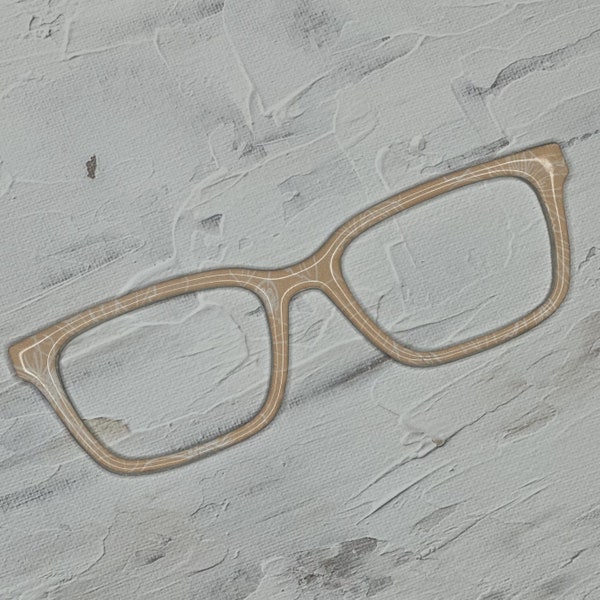 Peach & White Magnetic Eyeglass Topper