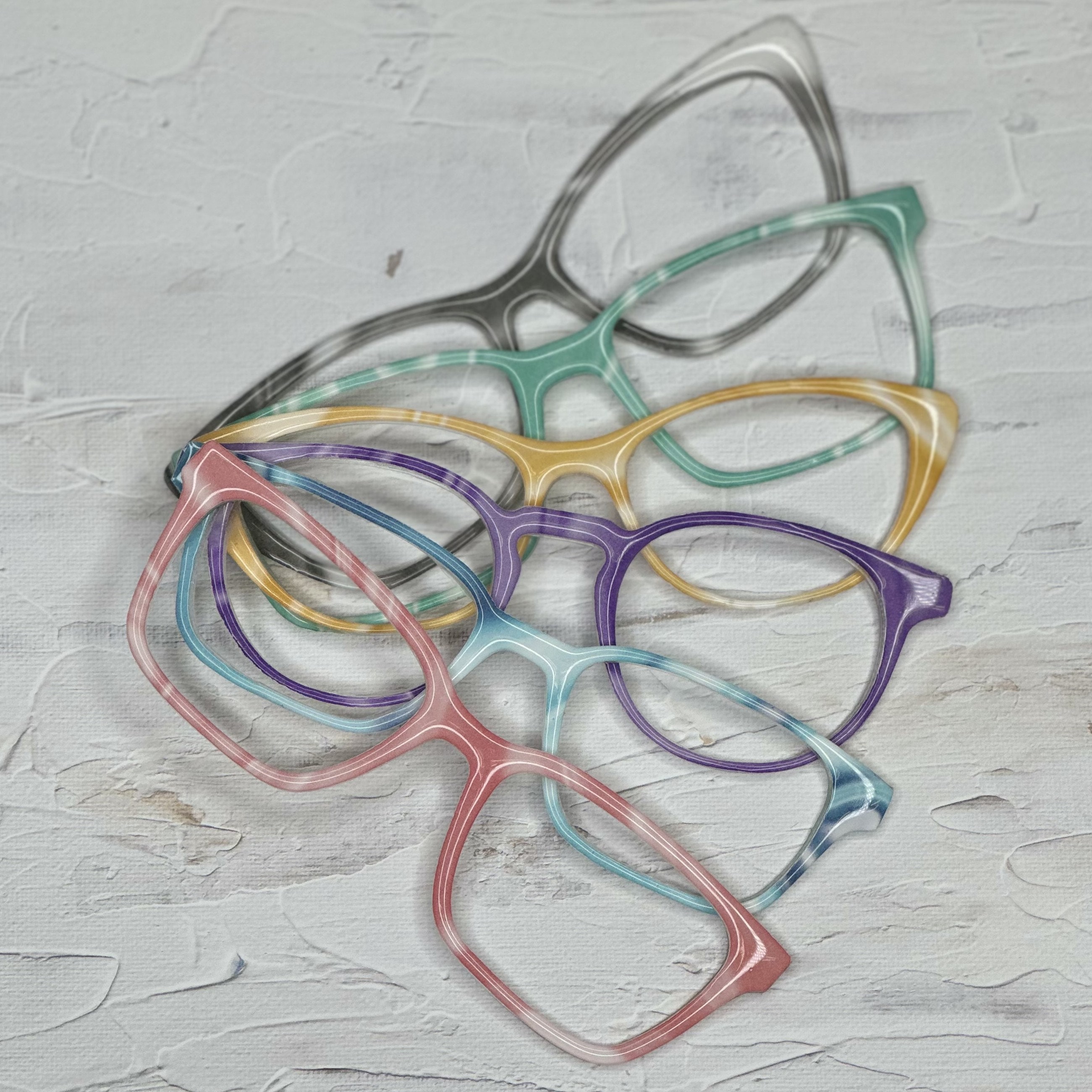 Marble Pattern Magnetic Eyeglass Topper