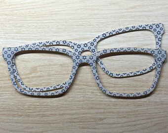 Star of David Acrylic Eyeglass Topper with Magnets
