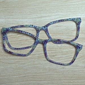 Flower Pop Eyeglass Topper with Magnets