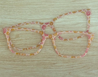 Pink Doughnuts Eyeglass Topper with Magnets
