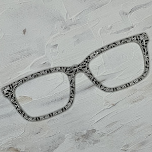 Black & White Magnetic Eyeglass Topper