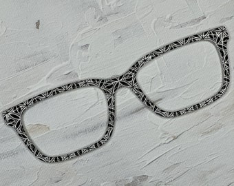 Black & White Magnetic Eyeglass Topper
