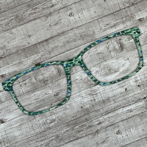 Blue-Green Candy Magnetic Eyeglass Topper