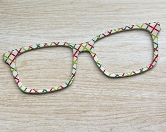 Christmas Plaid Magnetic Eyeglass Topper