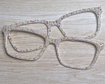 Tiny Flowers Eyeglass Topper with Magnets