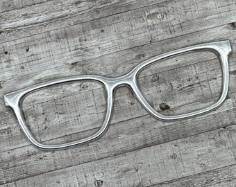 Silver Chrome Magnetic Eyeglass Topper