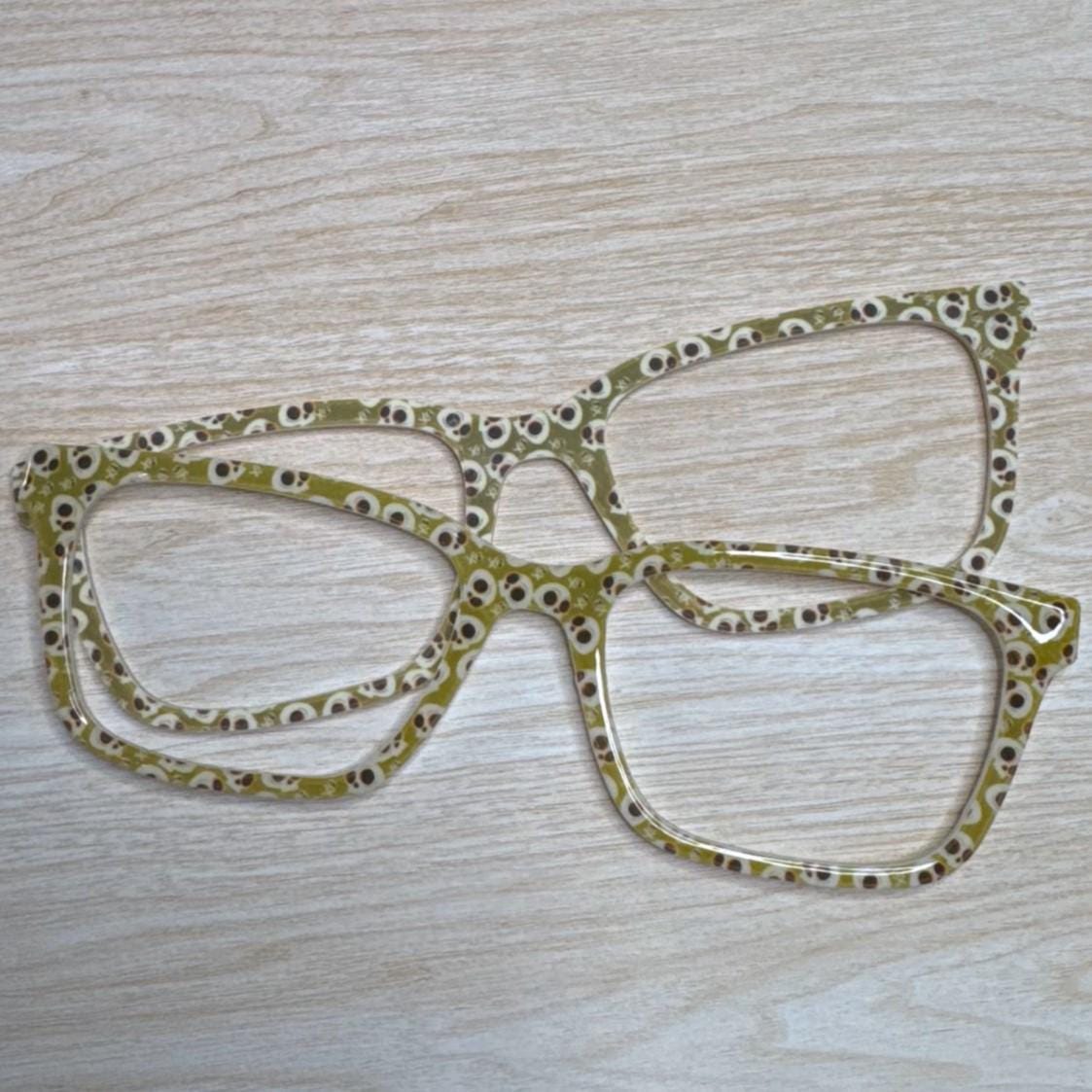 Skulls Eyeglass Topper with Magnets