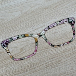 Pansies Magnetic Eyeglass Topper