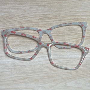Cherries & Daisies Eyeglass Topper with Magnets