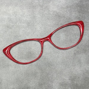 Red & Black Plaid Magnetic Eyeglass Topper