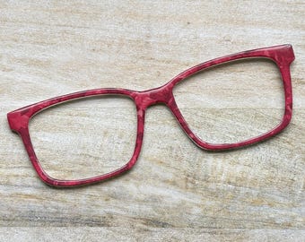 Shades of Red Magnetic Eyeglass Topper