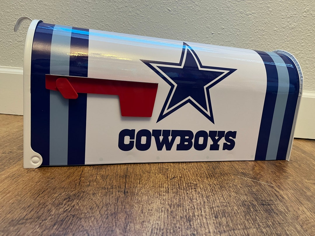 Dallas Cowboys Custom Mailbox Logo US Mail 19 Man Cave Etsy