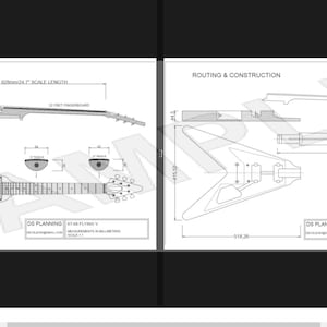 Guitar build plans - 67-68 Flying V