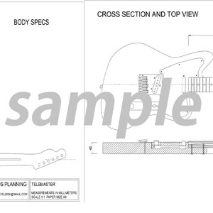 Guitar build plans - Telemaster