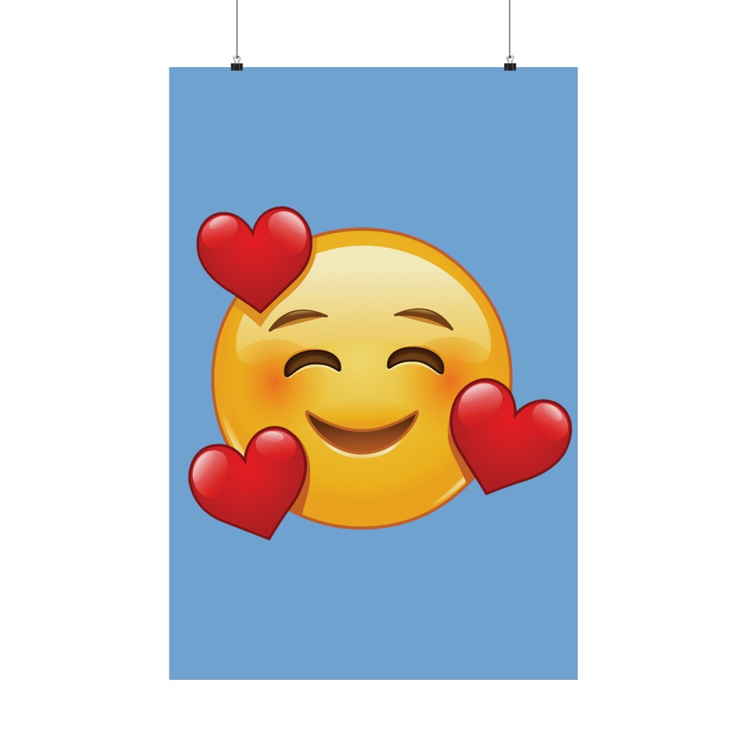Poster Heart Poster Love Poster Smiley Face Poster Entryway Poster