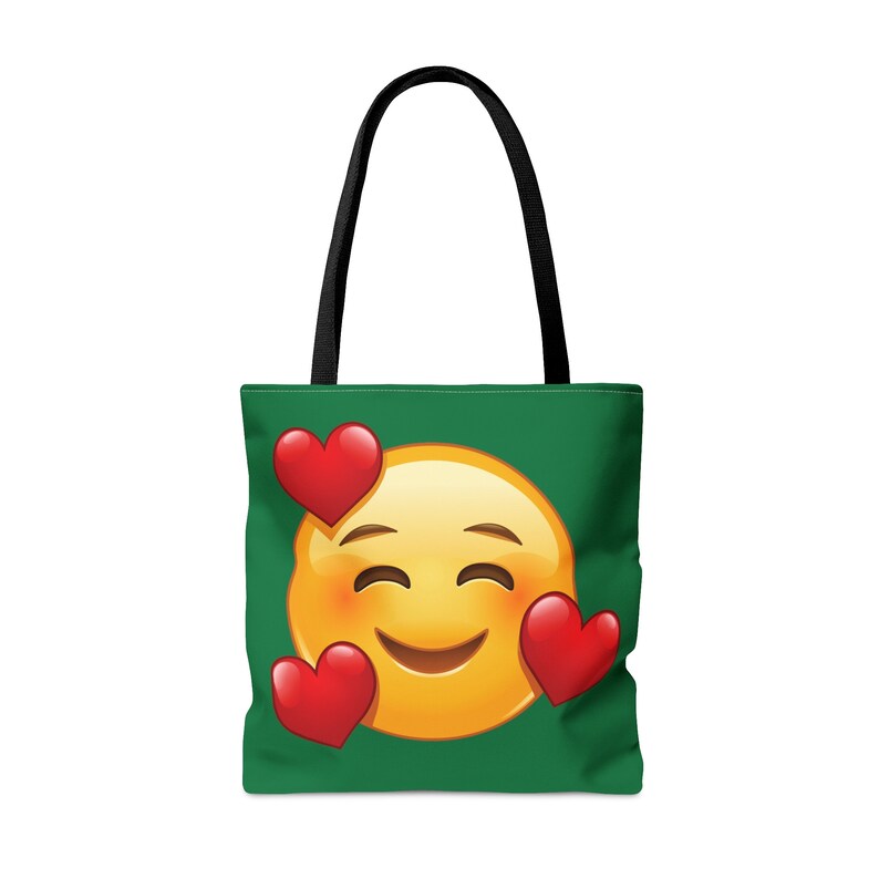 Tote Bag Smiley Face Tote Bag Heart Tote Bag Emoji Tote Bag Emoticon