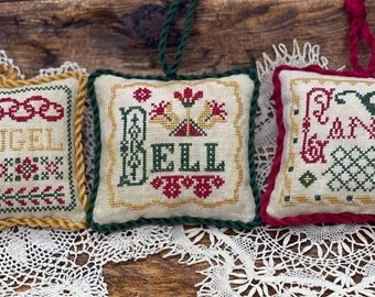Vintage Christmas Alphabet 1 - by Jan Hicks Creates