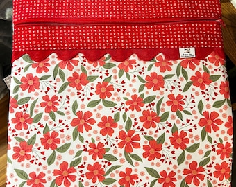Project bag for Cross Stitch projects Valentines Day