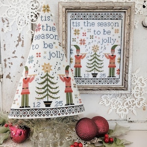 11th Day of Christmas Sampler and Tree by Hello from Liz Mathews