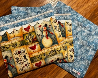 Project bag for Winter Stitching