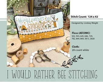I Would Rather Be Stitching by Primrose Cottage