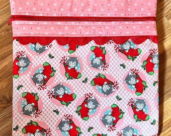 Project bag for Christmas Stitching - Jingle Ball