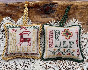 Vintage Christmas Alphabet 2 - by Jan Hicks Creates