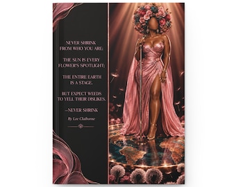 Never shrink- black women empowerment journal
