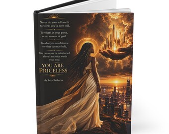 You're priceless Hardcover Journal Matte (Lined)