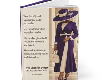 The virtuous woman Hardcover Journal Matte (Lined)