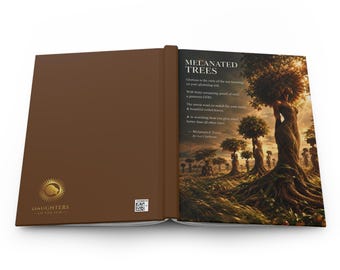 Melanated trees Hardcover Journal Matte (Lined)