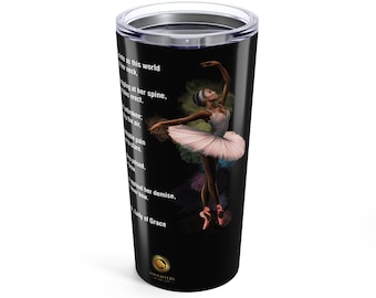 Vaso de acero inoxidable para bailar, vaso con purpurina para bailarín, regalo para bailarín de ballet, botella de agua para equipo de baile, botella de agua para ballet, regalo para bailarina