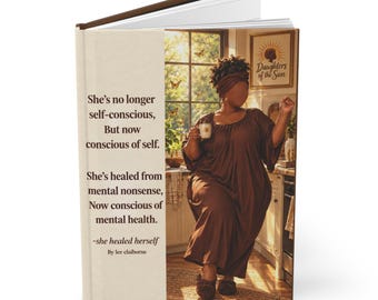 She healed herself Hardcover Journal Matte (Lined)