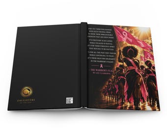 The warriors flag Hardcover Journal Matte (Lined)
