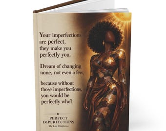 Perfect imperfections Hardcover Journal Matte (Lined)