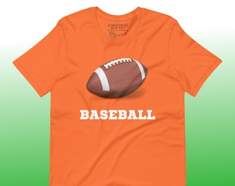 Baseball T-shirt, Normal Baseball Gift for Fans, Tshirt With Baseball and Baseball, Baseball