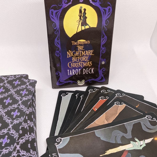 Nightmare Before Christmas Tarot Card Deck