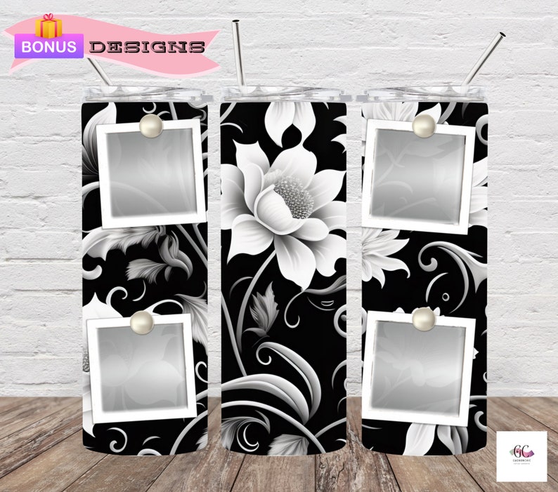 Frame PNG/ Frame Tumbler Wrap/ Four Frames Wrap / Sublimation Etsy