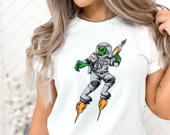 Alien Space Suit, Alien Shirt, Alien Lover Shirt, SciFi Shirt, Extraterrestrial Shirt, Gift For Alien Lover, Space Tee by ElegantPrintopia