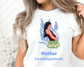 Mother Walking Miracle, Mom Shirt, New Mom Shirt, Mother's Day, Mother's Day Gift, Gift for Mom, Happy Mother's Day by ElegantPrintopia